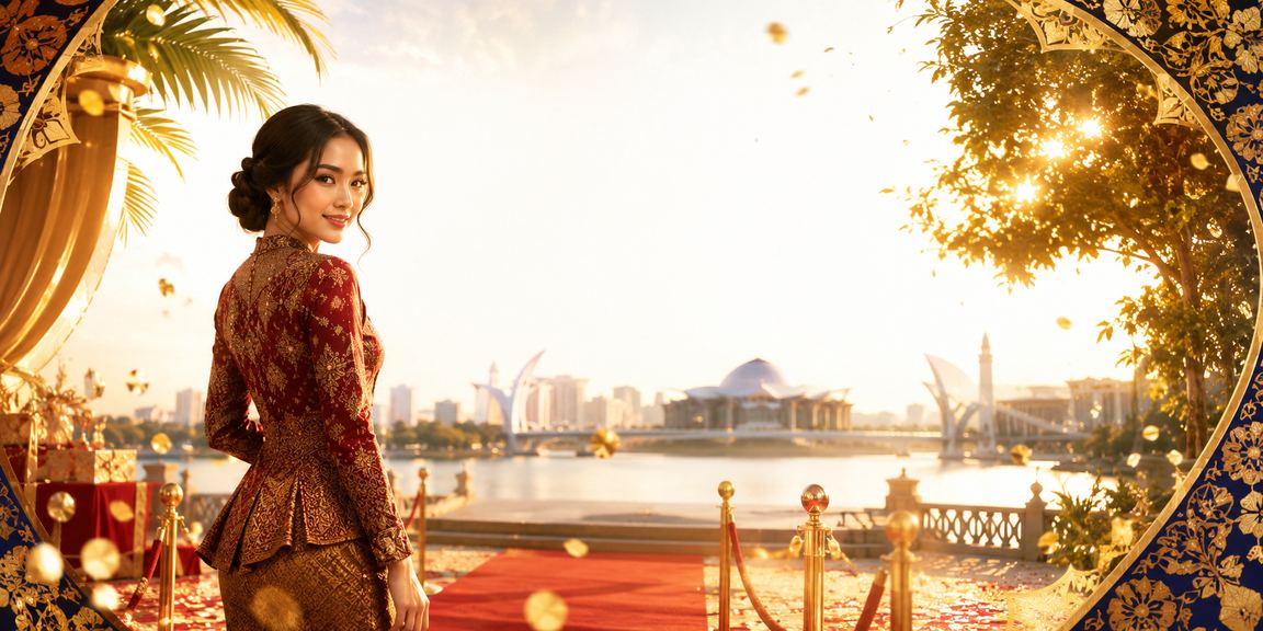 Pemain di Putrajaya berpakaian batik menikmati hiburan kasino dalam talian melalui platform 10200